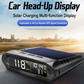 ⌚ ¡OFERTA LIMITADA 50% OFF! 💥 Pantalla Head-Up GPS Solar para Coche – Inteligente, Versátil y Fácil de Usar ✨