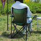 🪑☀️ Silla de camping portátil – respaldo ergonómico, portavasos – hasta 130 kg! 💪
