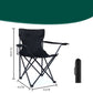 🪑☀️ Silla de camping portátil – respaldo ergonómico, portavasos – hasta 130 kg! 💪