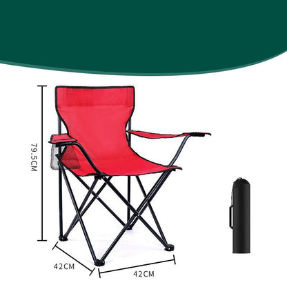 🪑☀️ Silla de camping portátil – respaldo ergonómico, portavasos – hasta 130 kg! 💪