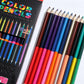 🖍️🌈 Lápices bicolor 3 en 1 – 12 piezas, 24 colores – creatividad sin límites! 💪