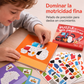 Libro de actividades con pegatinas geométricas para niños