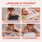 Libro de actividades con pegatinas geométricas para niños