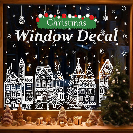 🎄 ¡50% DE DESCUENTO! Set de adhesivos navideños para ventanas ❄️