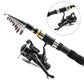 ⏳🔥¡50% DE DESCUENTO POR TIEMPO LIMITADO! ⏰Set Completo de Equipo de Pesca de Viaje y Bolsa de Transporte🎣