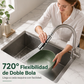 💧🔄 Boquilla Giratoria Universal para Grifo – Rota 360°, Fácil de Instalar y Perfecta para Lavar Frutas, Platos y Fregadero sin Mojar Todo 🚰✨