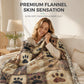 🐶 ¡50% DE DESCUENTO POR TIEMPO LIMITADO! 🐾 18,924 Vendidas – Manta de Franela Suave con Huellas Lindas – Cálida, Acogedora y Decorativa para el Hogar 🛌