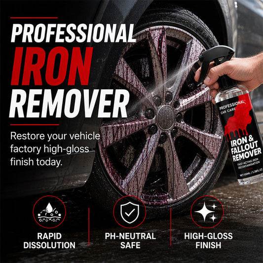 Espray de acción rápida para eliminar manchas de hierro y residuos de lluvia en el auto