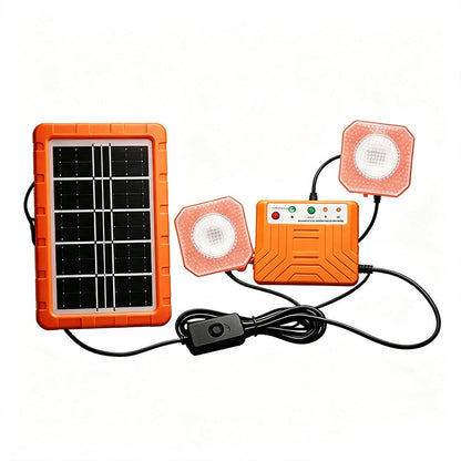 ☀️Sistema de energía solar portátil – puertos Type-C y USB, almacenamiento eficiente. Energía ilimitada para casa y aventuras! ✨🔋